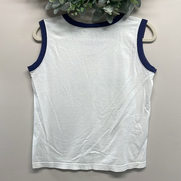 Vintage Nike Embroidered Center Swoosh Crewneck Tank Top L - Picture 2 of 11